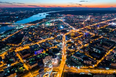 Новосибирск с высоты — самый большой город Сибири