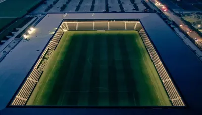 Галицкий строит новый стадион ФК «Краснодар». Как выглядит объект в  середине июля 2021 года. 13.07.2021 г. Телеканал «Краснодар»