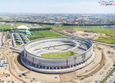 Опубликованы новые фотографии с места строительства стадиона ФК «Краснодар-2»  - 11 июня, 2021 Все новости, Спорт «Кубань 24»