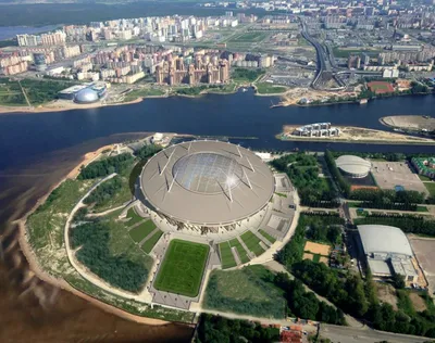 Газпром Арена, стадион, Футбольная аллея, 1, Санкт-Петербург — Яндекс Карты