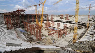 Газпром Арена», новый стадион футбольного клуба Зенит Крестовский остров