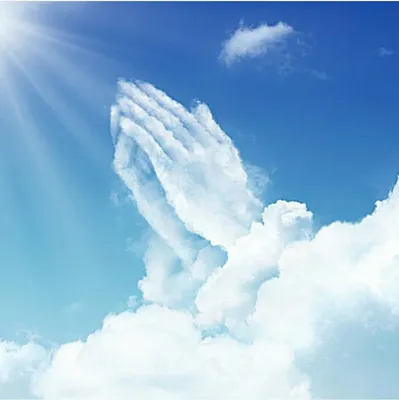 Облака в виде ангелов - 53 фото