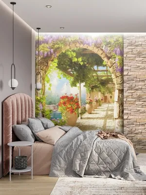 Фотообои на стену 3d флизелиновые фреска арка фото обои виниловые в спальню  кухню зал 200х270 см АРТ ФОТООБОИ ФРЕСКИ 38448024 купить в  интернет-магазине Wildberries