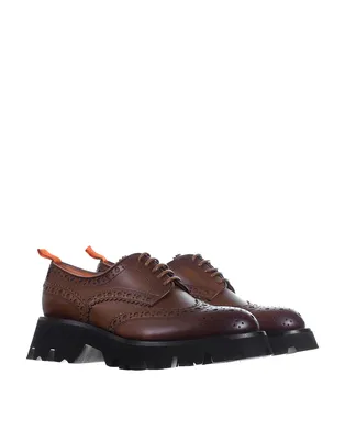 Броги коричневые женские Santoni SWUFR70739GOMBLGAS49 — Charisma