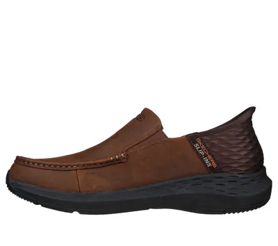 Skechers Slip Ins Taupe | Mens Slip Ons