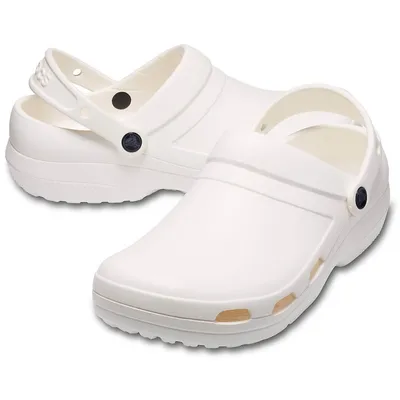 Обувь для поваров и медиков Сабо Crocs Work Specialist II Vent Clog White