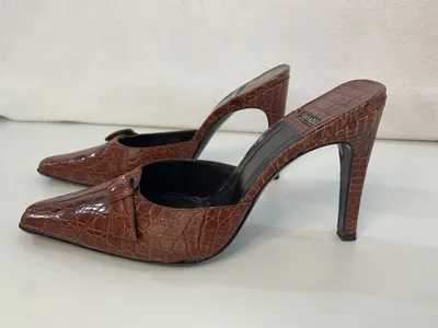 Casadei Faux Alligator Heels Womens Shoes Size 8 | eBay