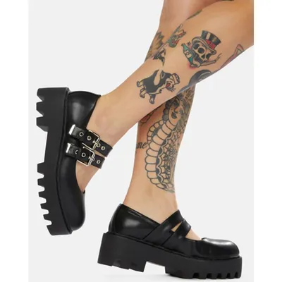 Cryptic Love Chunky Creeper Shoes – LAMODA US