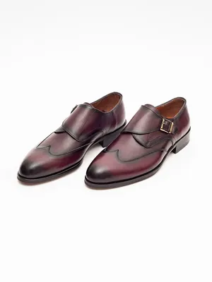 Sardinelli Cadiz Black Double Monk Strap Casual Shoes - Sardinelli Store