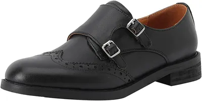 UMBER MONK STRAP LEATHER SHOES – WearManStyle