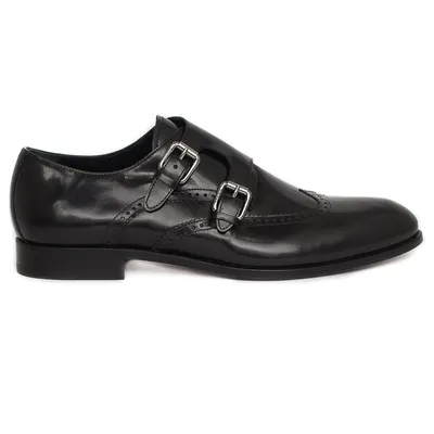 Magnanni Leather Double Monk Siros Shoes | Jules B