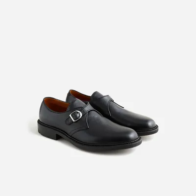 Men Leather Double Monk Strap Dress Shoes | Mens Double Buckle Monk Shoes -  Men Shoes - Aliexpress