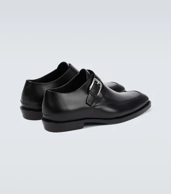Carlos Santana | Premium Leather Single Monk Shoes for Men