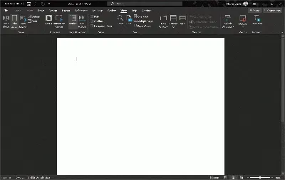 Microsoft Word тестирует тёмный режим с тёмным цветом «бумаги» / Хабр