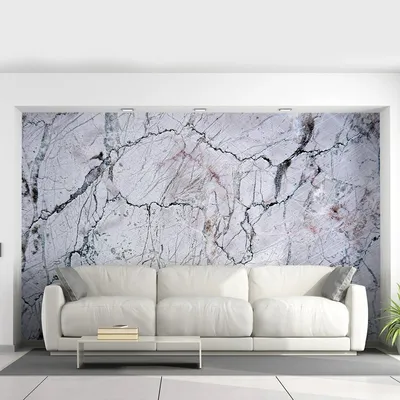 Фотообои с серым мраморным изображением Обои с каменным эффектом мрамора  Декор интерьера - 390 х 280 см цена | 220.lv