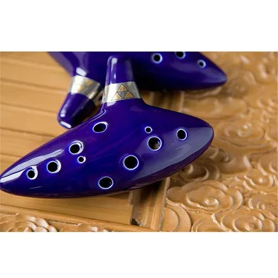 Ocarina классический синий 12 отверстий Ocarina Alto C музыкальный  инструмент яркая глазурь керамика духовой инструмент Прямая поставка Лидер  продаж - купить по выгодной цене | AliExpress