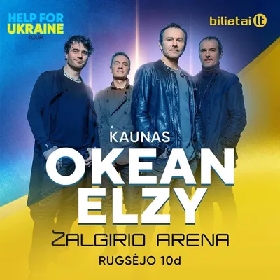 До глубины души»: «Океан Ельзи» дают концерт в Каунасе