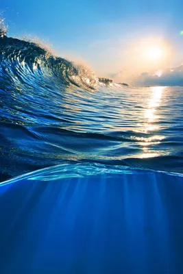 Океан | Ocean | March colors, Ocean pictures, Ocean waves