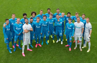 Фотосессия-2015: официальные портреты команды фото на ФК Зенит