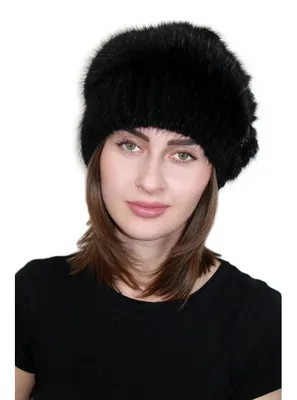 Женская ондатровая шапка с помпоном из песца (ID#1534491183), цена: 950 ₴,  купить на Prom.ua