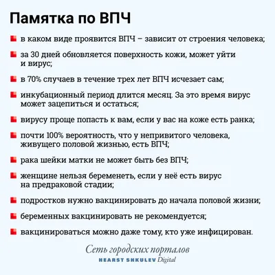 Вирус папилломы человека: список типов, как лечить ВПЧ? - 18 декабря 2018 -  v1.ru