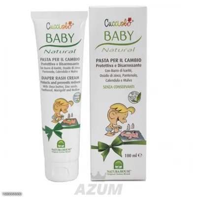 Natura House Крем против опрелости Cucciolo Baby Diaper Rash Cream 100мл  купить от AZUM: цена, отзывы, описание, обзор