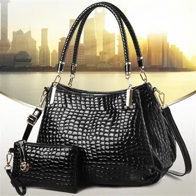 Известные дизайнерские брендовые сумки, женские кожаные сумки 2023,  роскошные дамские сумочки, кошелек, модные сумки на плечо, сумка из  крокодиловой кожи | AliExpress
