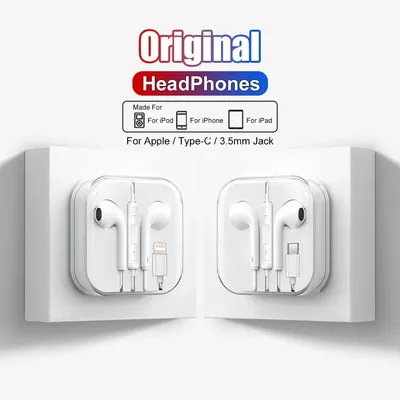 Купить оригинальные наушники Apple EarPods по низкой цене с гарантией