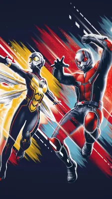 Обои Оса, Человек-муравей, marvel, супергерой, графический дизайн на  телефон Android, 1080x1920 картинки и фото бесплатно