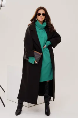 Стильные модели пальто 2024 для полных женщин