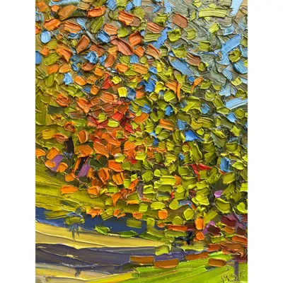 Купить картину Осенний парк в Москве от художника Бежина Ольга