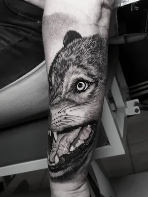 Художественная Татуировка волка. Влияет ли расположение тату на его  значимость, выбор стиля художественной татуировки. | tattooМир | Дзен