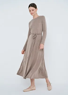 Платье O'stin, цвет: серый, OS004EWGUKR2 — купить в интернет-магазине Lamoda