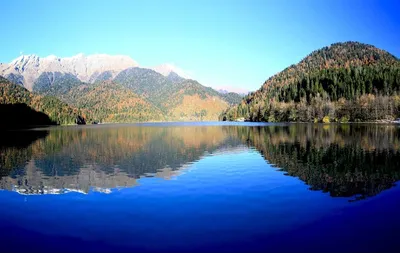 Озеро Рица: где находится в Абхазии, фотографии, как добраться к озеру Рица