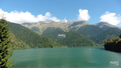 Фото озера Рица в Абхазии