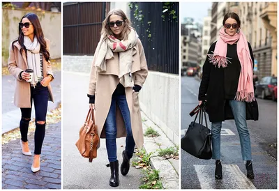 Как красиво носить шарф с пальто? - Watsons блог