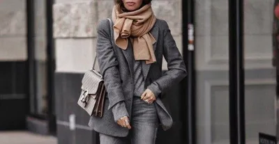 Как носить шарф с пальто и другой одеждой: подбор образов от фешн-блога  Миратон
