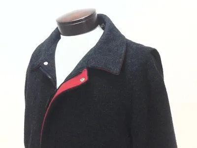 VTG 60s WOOLRICH Wool Bomber Jacket Coat Gray w Red Trim Check Lined USA  Mens XL | eBay