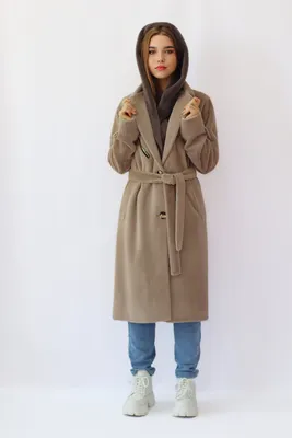 Пальто, Демисезон, размер 46, цвет темно-бежевый, Альпака - купить по  выгодной цене в интернет-магазине OZON (762032148)