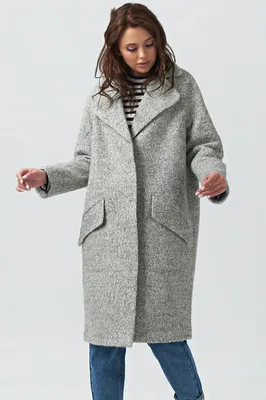 Пальто FLY, размер 44, серый — купить в интернет-магазине по низкой цене на  Яндекс Маркете