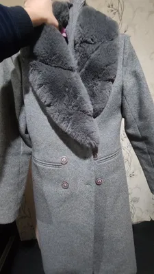 Купить пальто ева драп темно-синий по цене 10 400 руб. в Москве