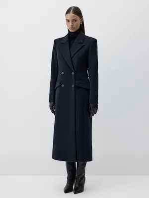 Цена на Шубу - пальто из шерсти с купюшоном в Москве | Артикул:  9018-2-115-GL-SN