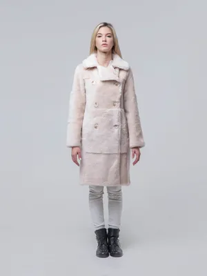 Пальто из шерсти и шелка, цвет Темно-cиний, артикул: FAD11057_610973.  Купить в интернет-магазине FINN FLARE