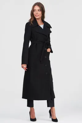 Классическое двубортное пальто черного цвета - купить в интернет-магазине  женской одежды Natali Bolgar