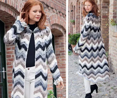 женское вязаное пальто - пальто спицами - вязаное пальто купить вязаное  пальто - Ksena
