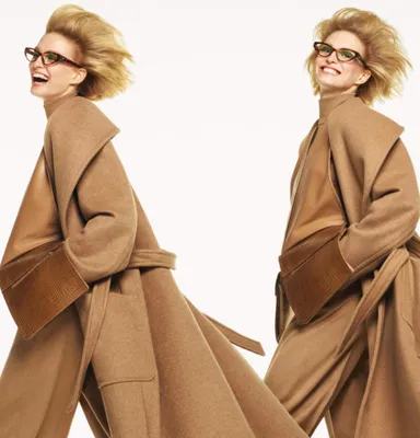 Пальто Weekend Max Mara, цвет: коричневый, WE017EWBTBY1 — купить в  интернет-магазине Lamoda