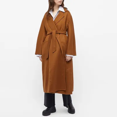 S MAX MARA: Пальто для нее - Желто-Коричневый | 'S Max Mara Пальто  90160509670 80700 на сайте GIGLIO.COM