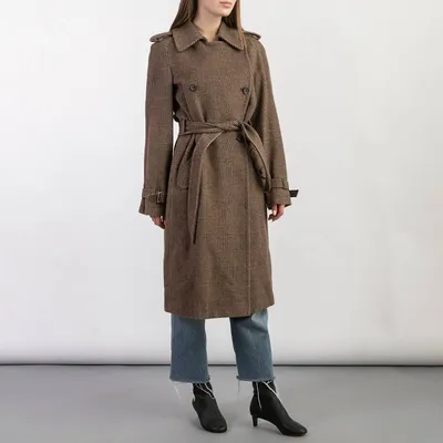 Пальто Max Mara коричневое, - купить за 25900 ₽ | SFS