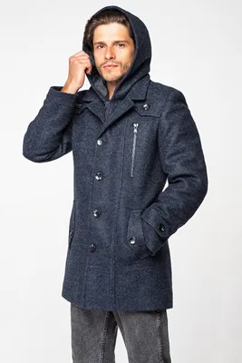 Dukat — мужская верхняя одежда - Мужское зимнее пальто с капюшоном модель  1947