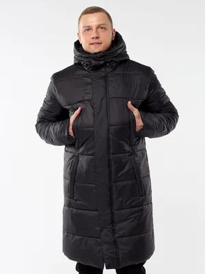 Зимнее мужское пальто Торнадо, цвет черный из мембранной ткани |  Интернет-магазин CosmoTex